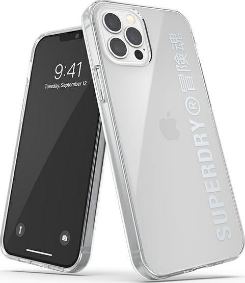 Mbrojtës SuperDry Snap për iPhone 12/12 Pro, transparent Mbrojtës SuperDry Snap për iPhone 12/12 Pro, transparent