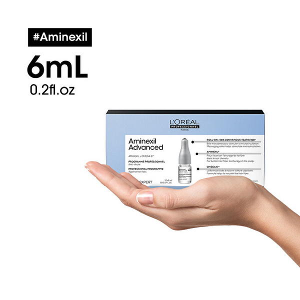 Set kujdesi për flokë L´Oréal Professionnel Expert Aminexil Advanced Series, 42 x 6 ml