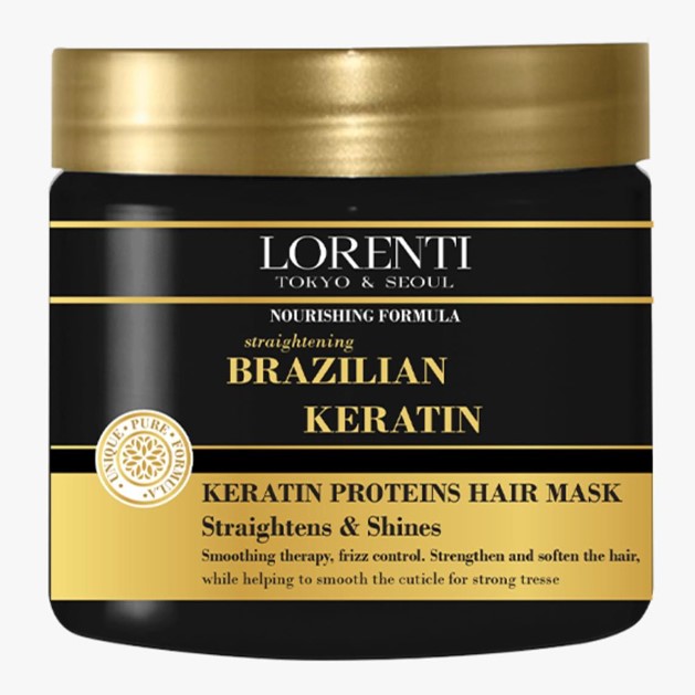 Maskë për flokë Lorenti, me keratinë, 500ml