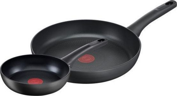 Set tiganë TEFAL Ultimate G26890, 2 copë, të zi