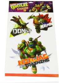 Ngjitëse dekoruese Euro Trade 3D Teenage Mutant Ninja Turtles, 295×500×1 mm Ngjitëse dekoruese Euro Trade 3D Teenage Mutant Ninja Turtles, 295×500×1 mm