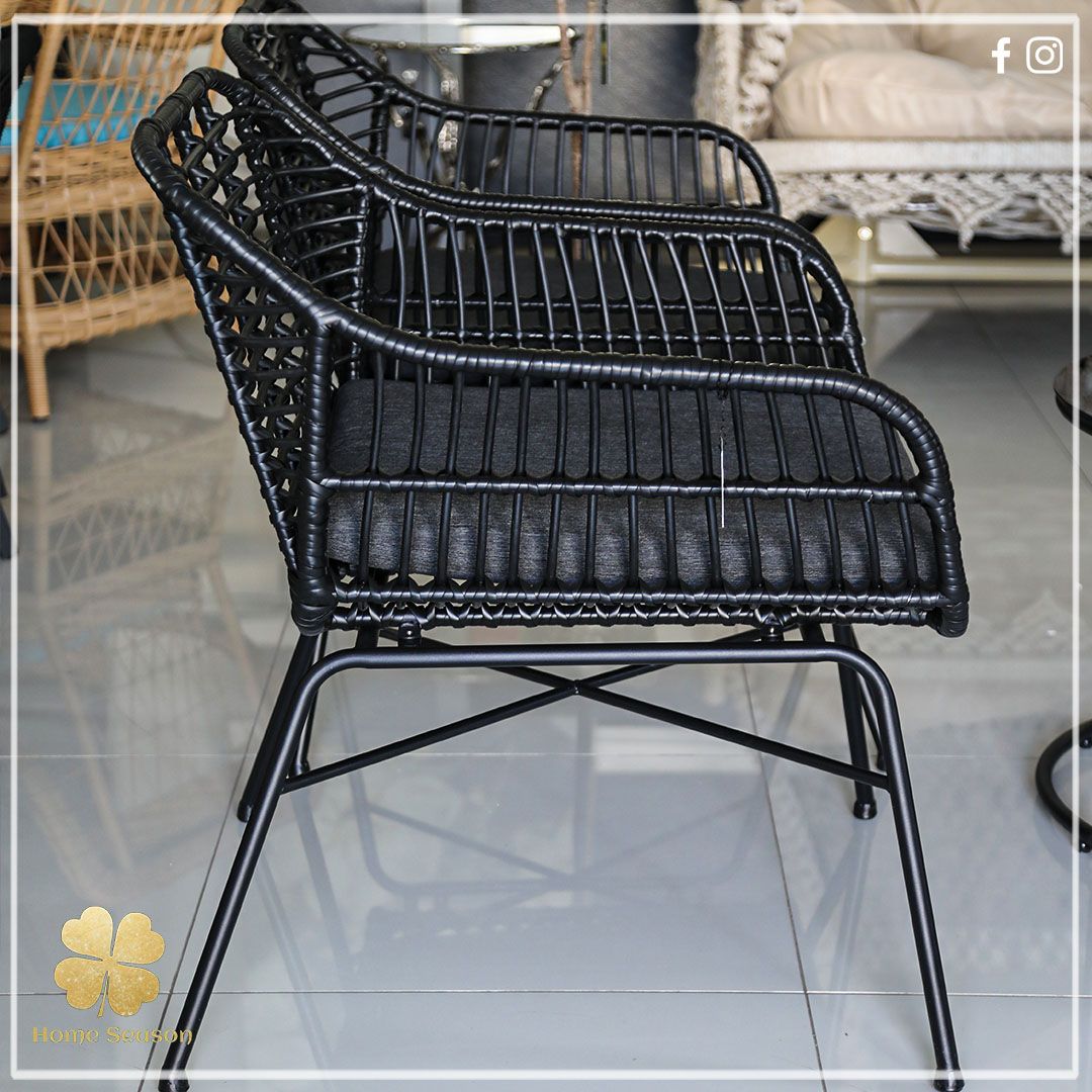 Ulëse kopshti Home Season njëshe, e zezë