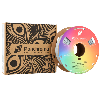 Filament Polymaker Panchroma Metalic PLA, 1.75 mm, 1 kg, i argjendtë