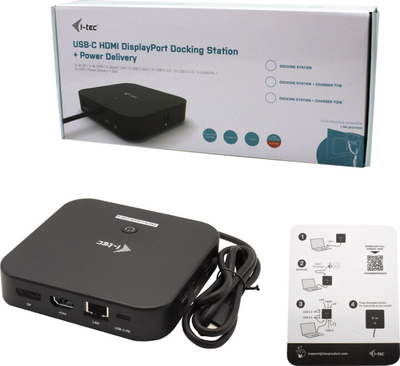 Docking station i-tec USB-C, PD 100W