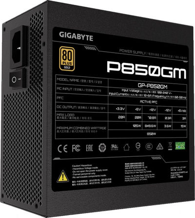 Burim energjie Gigabyte GP-P850GM, 850 W