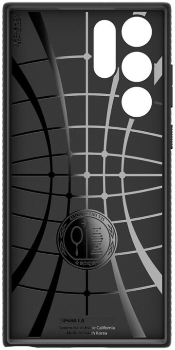 Маска Spigen Liquid Air за Samsung Galaxy S22 Ultra, црна