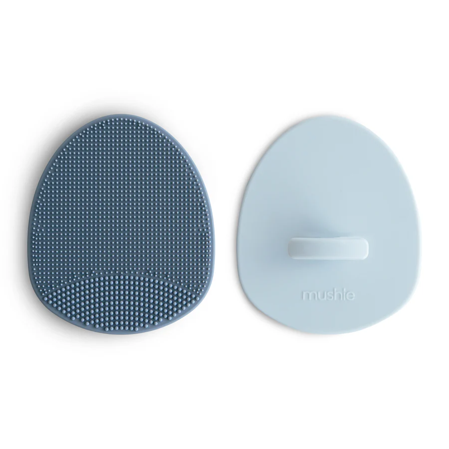 Cradle Cap Brush 2-Pack - Tradewinds/Periwinkle