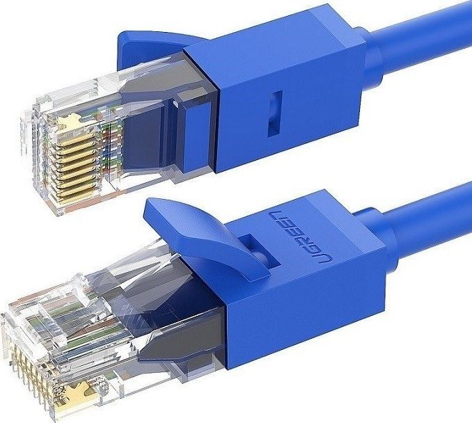 Kabllo rrjeti Ugreen RJ45, Cat.6, UTP, 1m, e kaltër