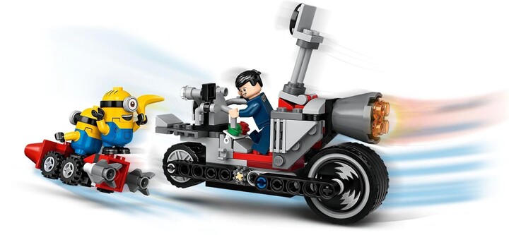 Set LEGO Minions 75549 - ndjekje me motorçikletë