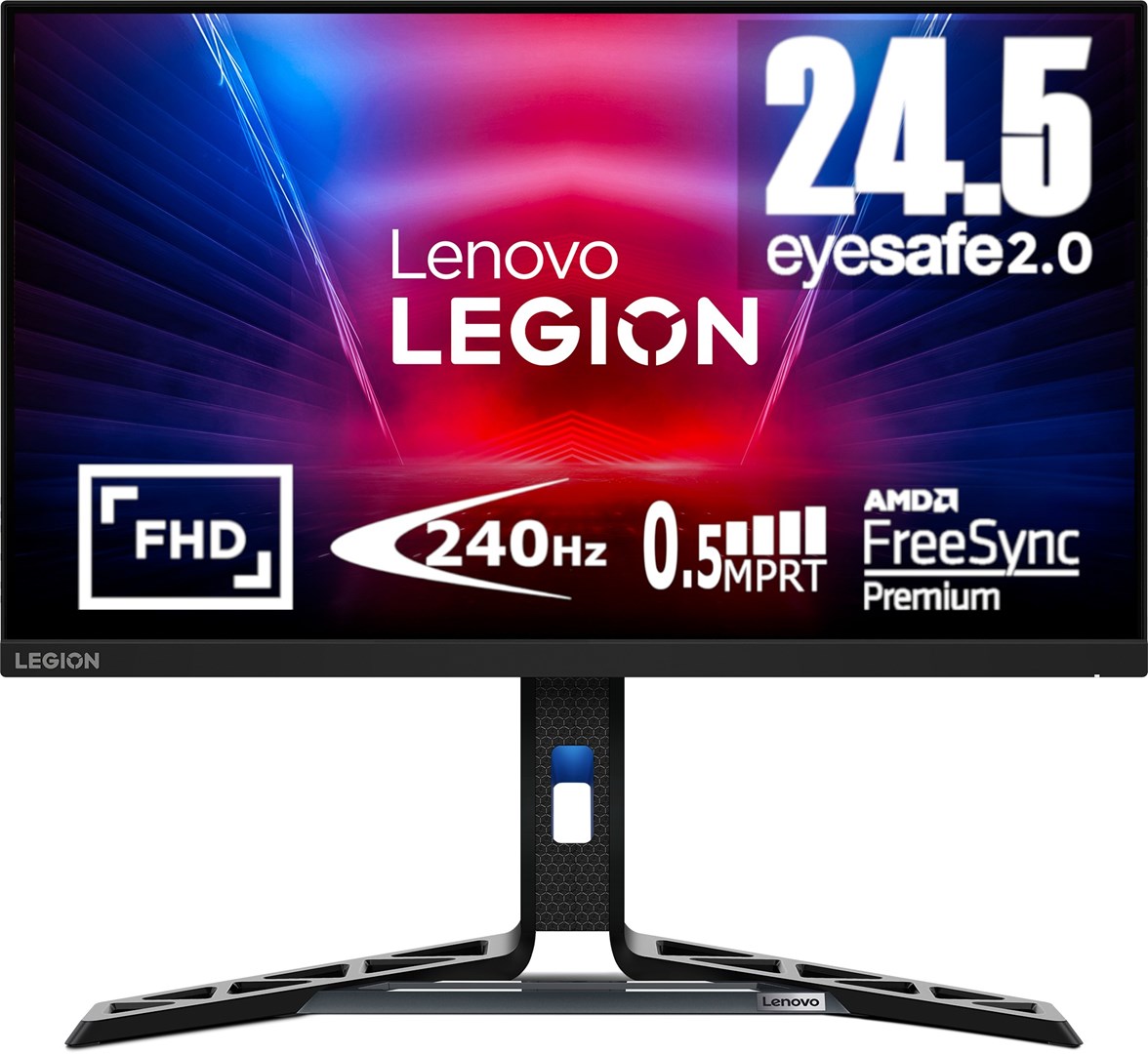 Monitor Lenovo Legion R25f-30, 24.5", 1920 x 1080, Full HD, 240 Hz, i zi