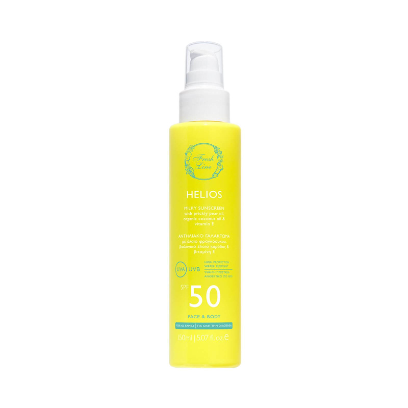 Helios Mbrojtës Dielli me Konsistencë të Lehtë SPF 50 për Fytyrë & Trup