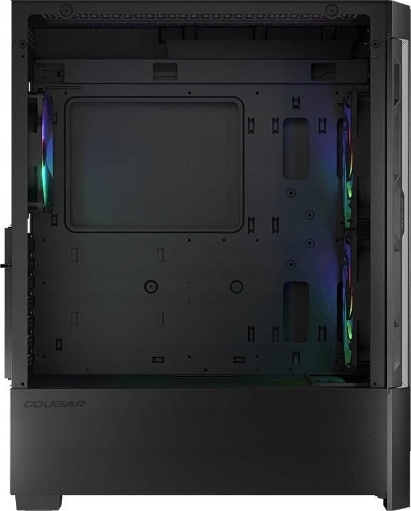 Kasë Cougar Airface RGB, e zezë, Midi Tower