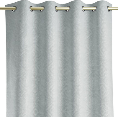 Perde AmeliaHome BLACKOUT LAMARI, 140x250cm, e argjendtë