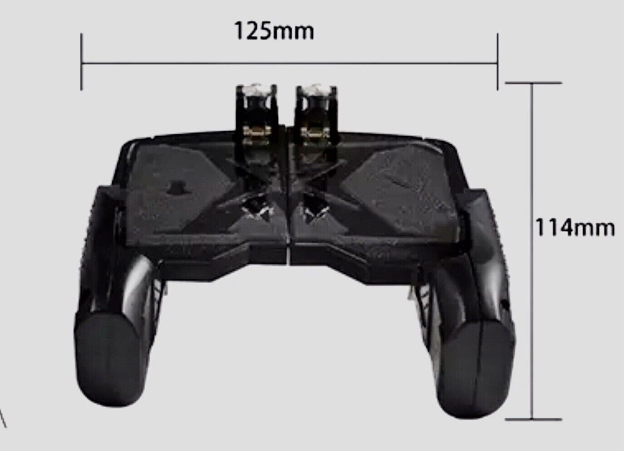 Gamepad K21, kontrollor për lojëra në celular, i zi