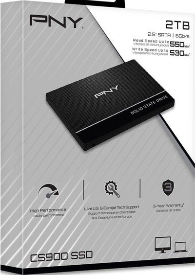 Disk SSD PNY CS900, 2TB, 2.5" SATA III