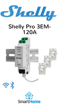 Matës i energjisë Shelly Pro 3EM-400A