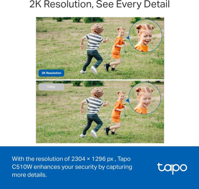 Kamerë IP TP-Link Tapo C510W, e bardhë
