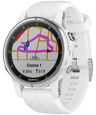 Orë e mençur Garmin Fenix 5S Plus, i bardhë