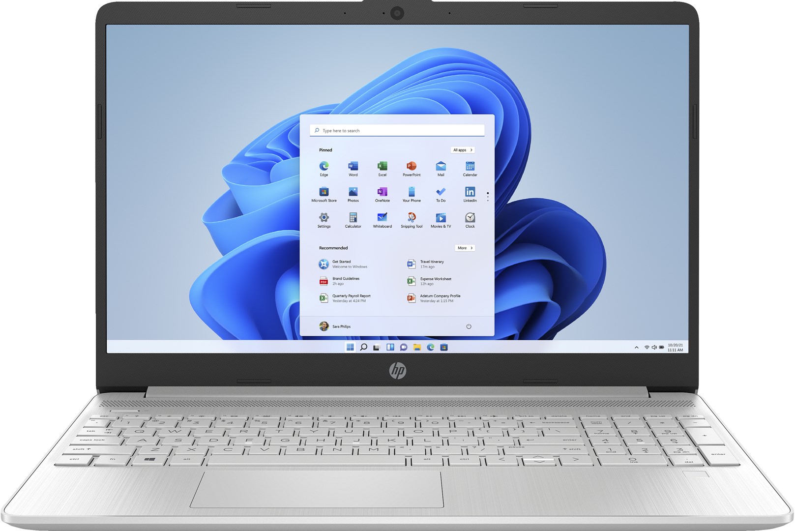 Laptop HP 15s-eq2289nw, 15,6”, Ryzen 3 5300U, 8GB RAM , 256 GB SSD, AMD Radeon Graphics, i argjendtë 
