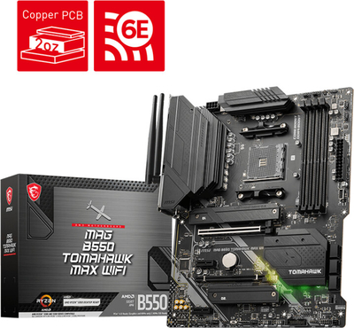Матична плоча MSI MAG B550 TOMAHAWK MAX WIFI - AMD B550