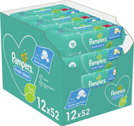 Letra të lagështa Pampers FreshClean, 624 copa