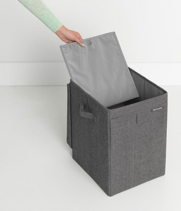 Shportë për rroba Brabantia, 35L, e hirtë