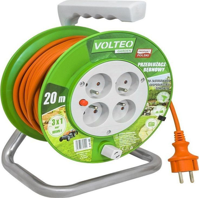 Kabllo vazhduese Volteo H05VV-F3 (VT-415-3015), 30m, e gjelbër