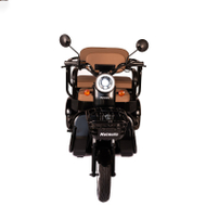 Skuter elektrik për 3 persona Mat Moto Motorcycle, 25 km/h,1800W, i zi/ kaftë Skuter elektrik për 3 persona Mat Moto Motorcycle, 25 km/h,1800W, i zi/ kaftë