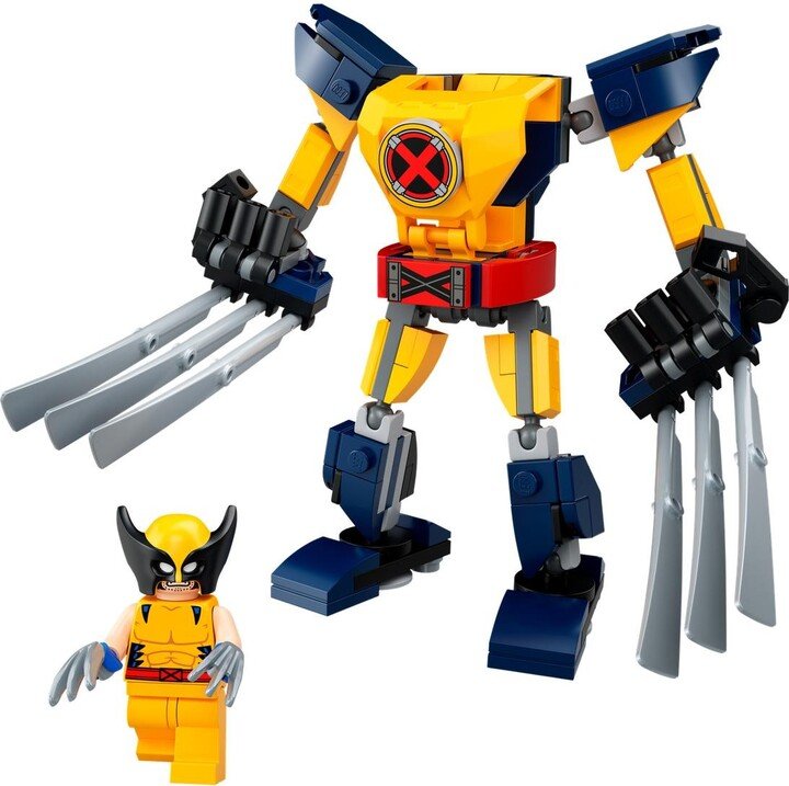 Set lodër LEGO Marvel Super Heroes 76202 Wolverine's robotic armor, 141 pjesë
