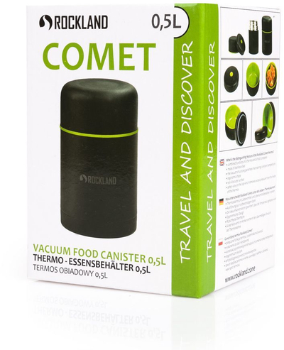 Termos për ushqim Rockland Dinner Comet, 0.5L, i zi