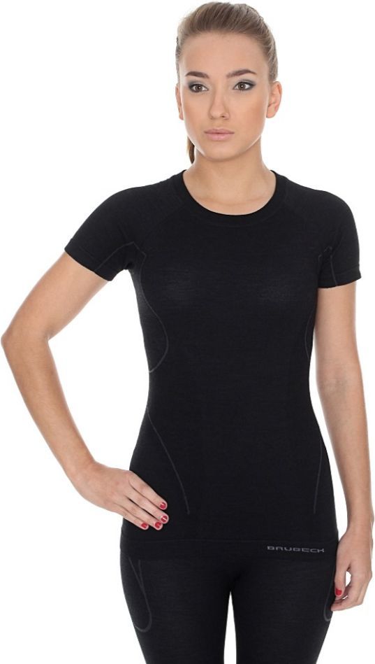 Maicë termoaktive për femra Brubeck Active SS11700, XL, e zezë