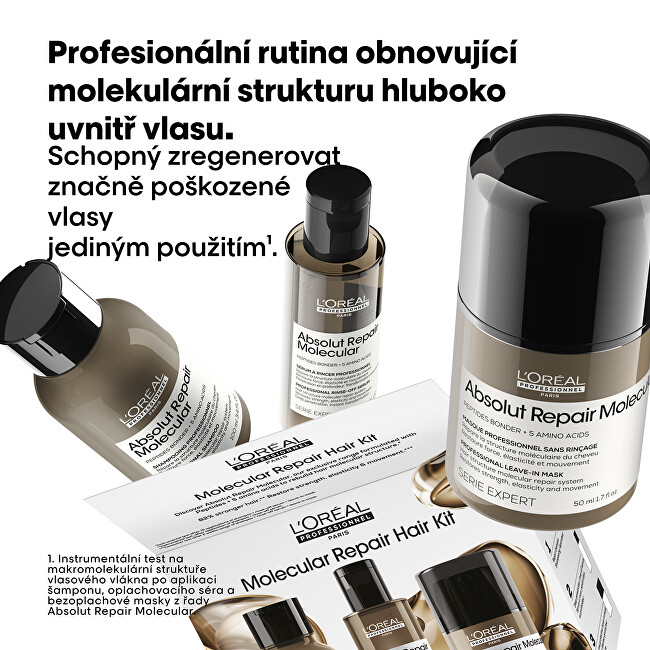 Set Shampo për flokë të dëmtuar 100 ml + Serum për flokë 75 ml + Maskë për flokë 50 ml L'Oréal Professionnel