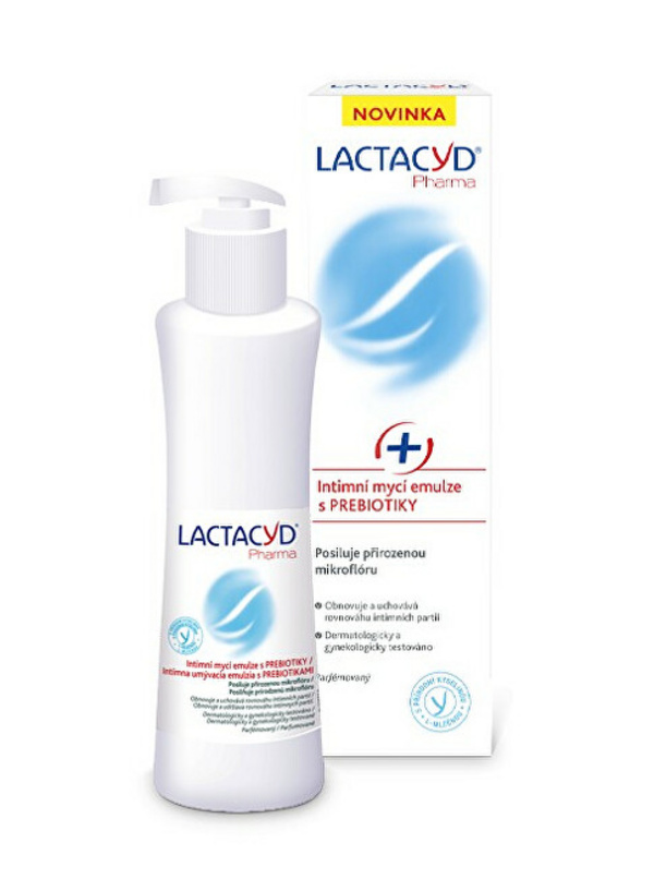 Emulsion pastrues intim Omega Pharma Lactacyd Pharma Prebiotic Plus, 250 ml