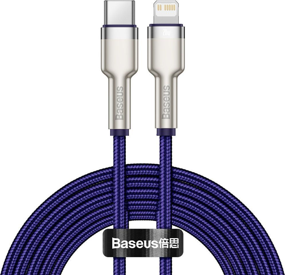 Kabllo Baseus USB-C - Lightning, vjollcë