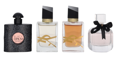 Set dhuratë Yves Saint Laurent Mini, Black Opium, 7,5ml + Libre, 7,5ml + Libre Intense, 7,5ml + Mon Paris, 7,5ml