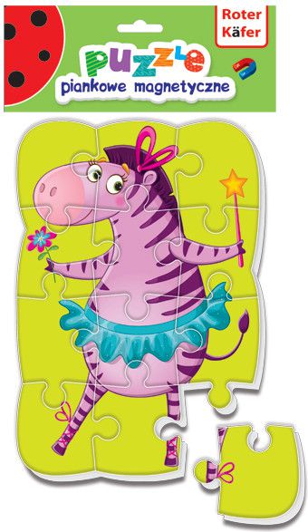 Puzzle magnetike Roter Kafer, 12 elemente