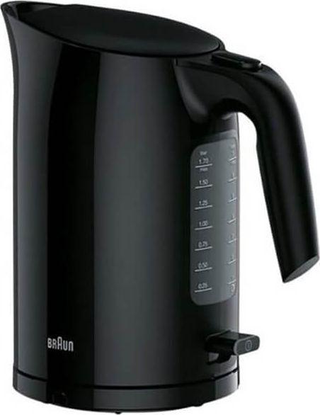 Ibrik elektrik Braun WK3000BK, 1 L, i zi