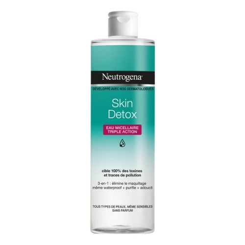 Ujë micellar Neutrogena Skin Detox Triple Action, 400 ml