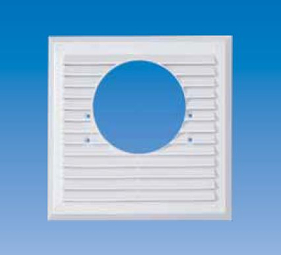 Grilë thithëse Maxpol, 215x215mm, fi120mm, e bardhë