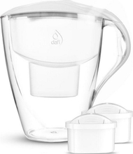 Bokall me filtër Dafi Omega, 4L, i bardhë Bokall me filtër Dafi Omega, 4L, i bardhë