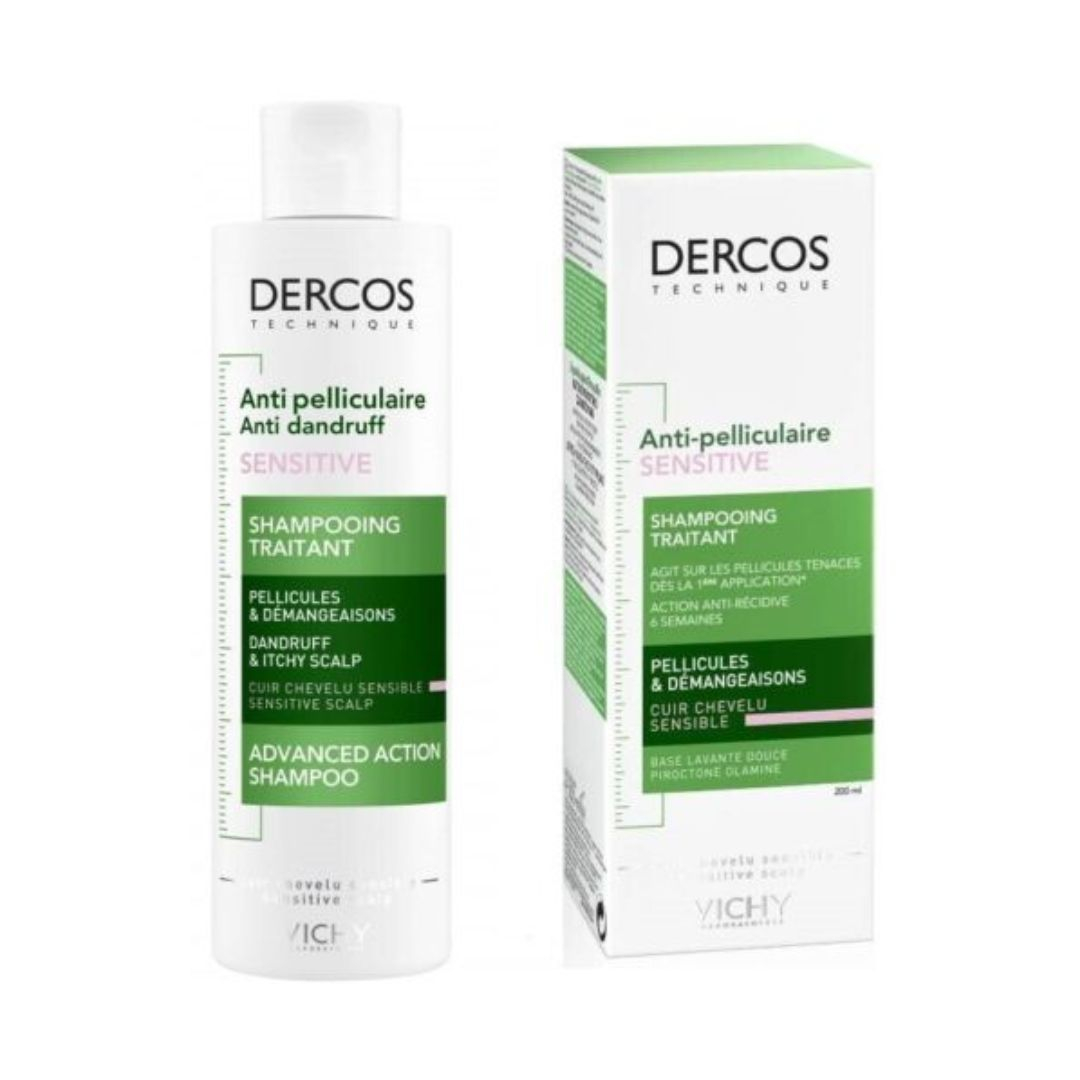 Shampon Vichy Dercos Anti-Dandruff Sensitive Shampoo, 200ml