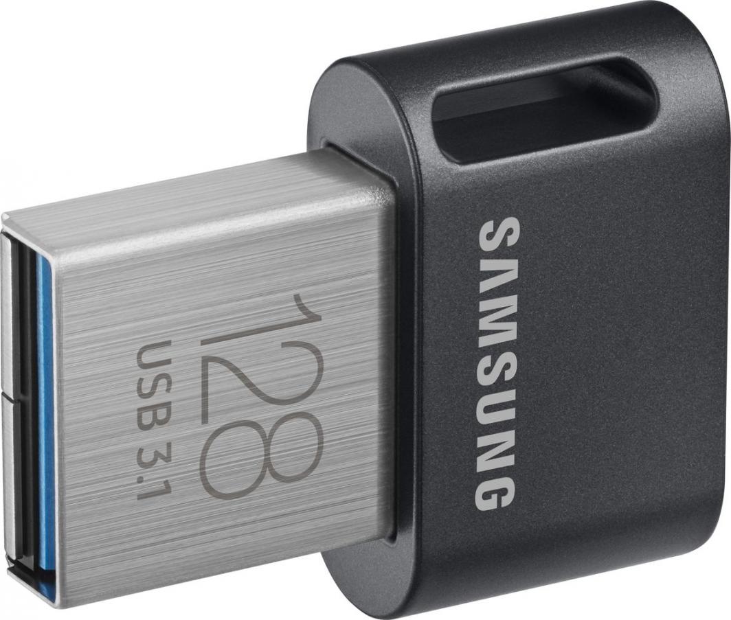 Kartë USB Samsung FIT Plus 2020 128GB 3.1 (MUF-128AB/APC), e hirtë