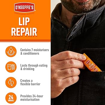 Balsam për buzë O'KEEFFE'S Lip Repair, Pa shije 4.2g