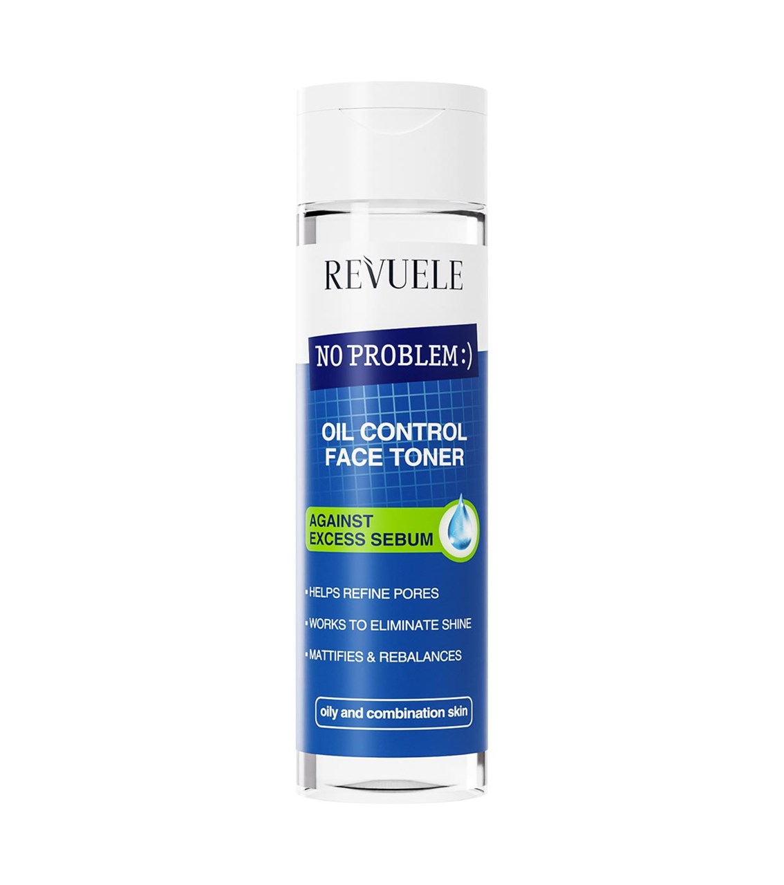 Toner për fytyrë Revuele No problem Oil Control, 200 ml
