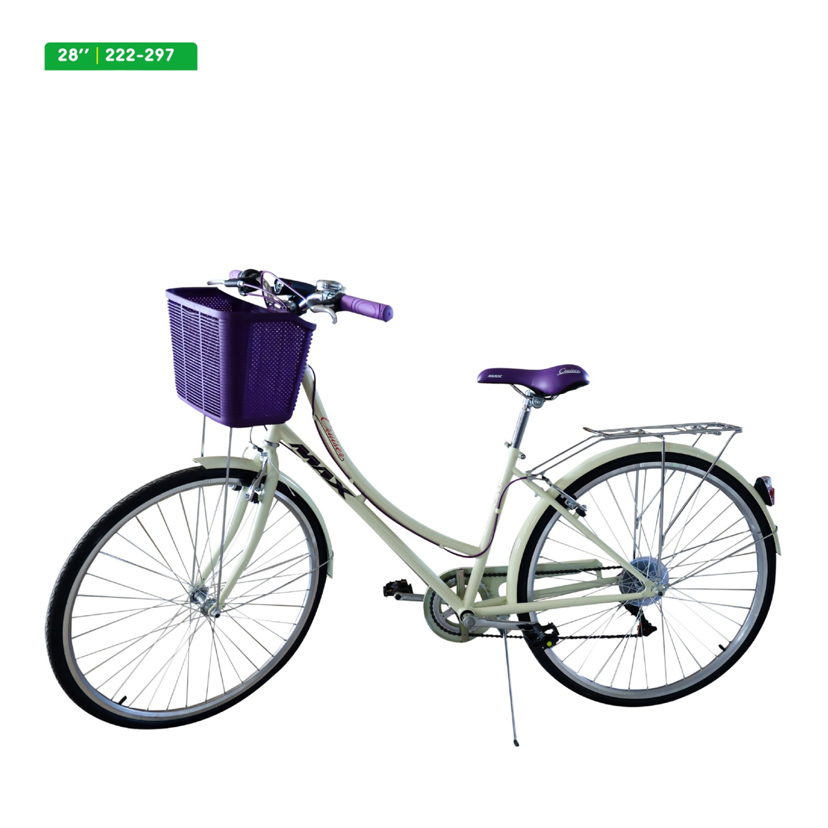 BICIKLETE MAX CRUISER 8.0 28" NGJ. KREM/VIJOLCE
