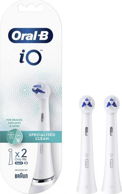 Kokë furçe dhëmbësh Oral-B iO Specialised Clean EB2, komplet 2 copë, e bardhë