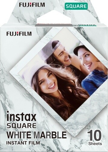 Film fotografik FujiFilm Instax White Marble, 10 copë