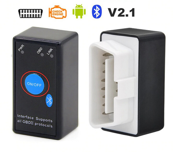 Njësi diagnostifikuese e makinës Mobilly për OBD II, Chip 2.1 (ek. ELM 327), për Android Njësi diagnostifikuese e makinës Mobilly për OBD II, Chip 2.1 (ek. ELM 327), për Android