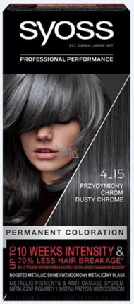 Ngjyrë për flokë Syoss, 4-15 Dusty Chrome, 50 ml
