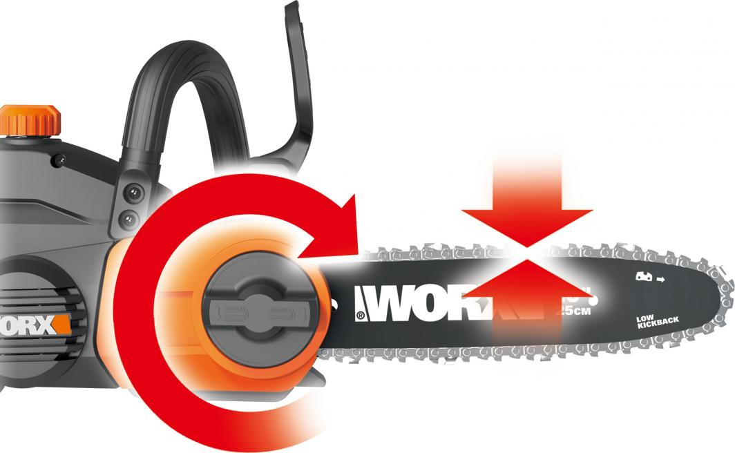 [OUTLET] Sharrë elektrike me zinxhir Worx (WG322E.9)